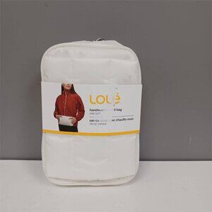 LOLE Belt Bag Hand Warmer Fanny Pack Ivory NWT Puffer Muff Ski Outdoor Travel